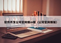 软件开发公司官网模m板（公司官网模板）